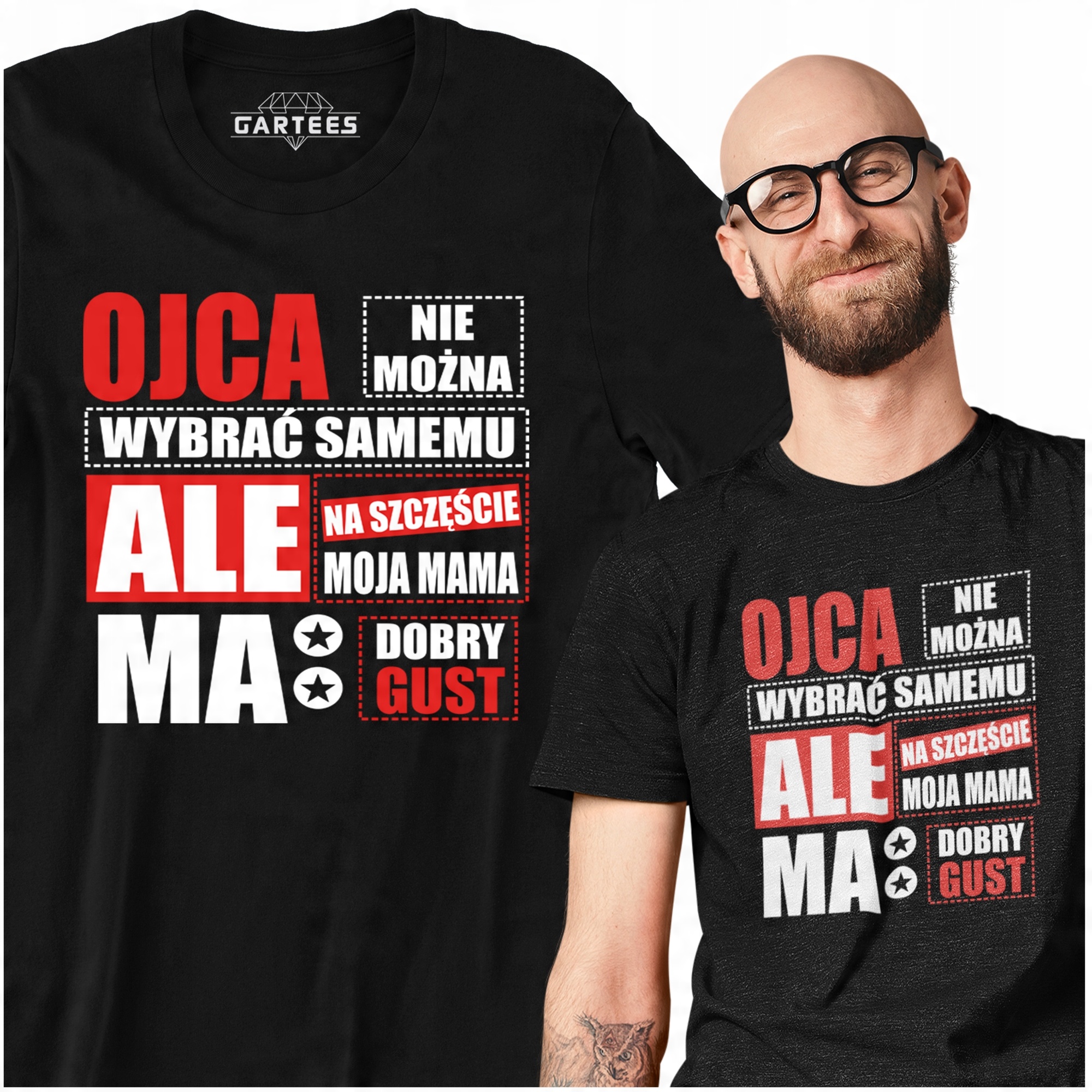 

Koszulka Mama Ma Dobry Gust Na Dzień Ojca