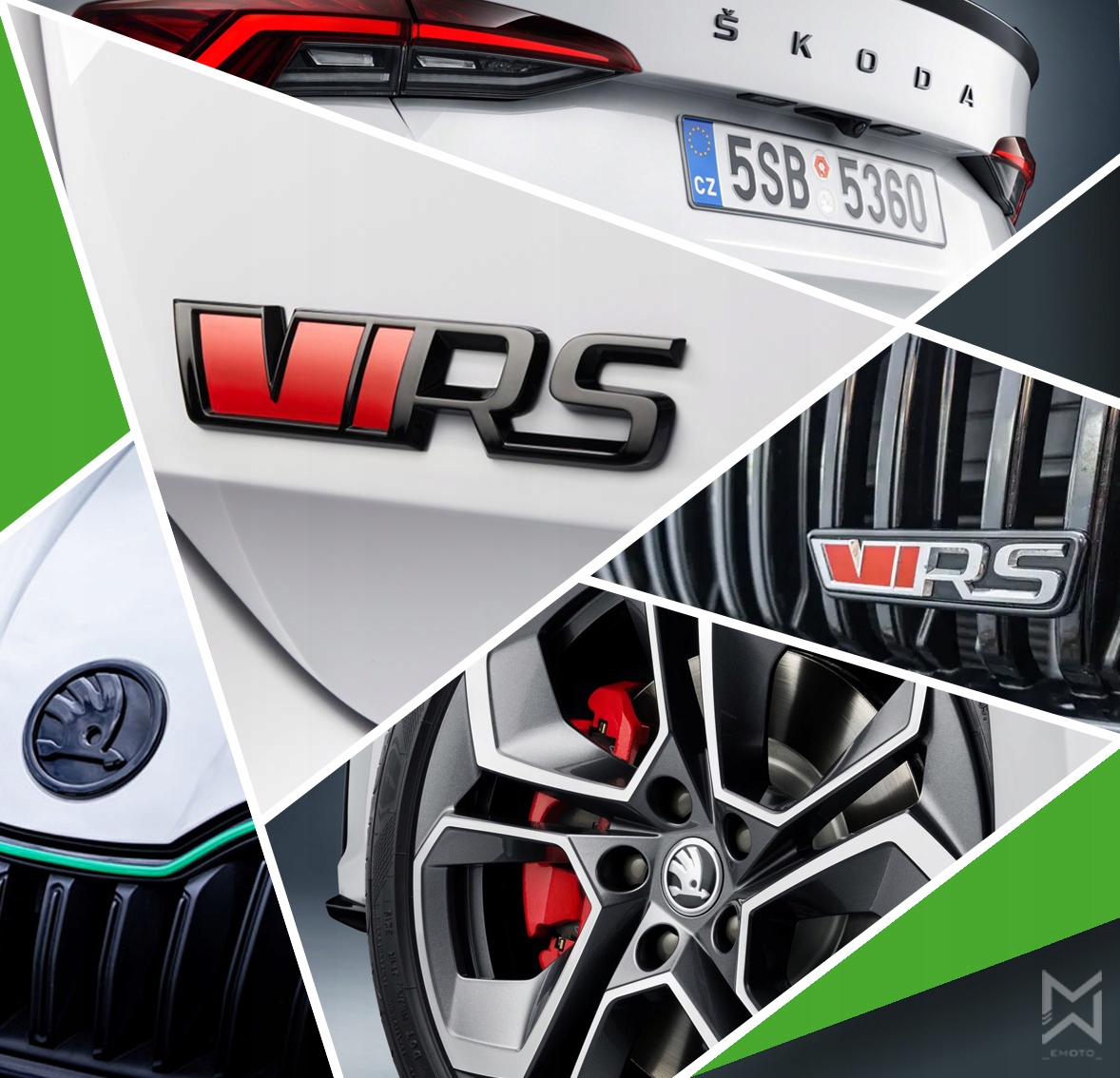 SKODA LOGO EMBLEMAT KLAPA TYŁ OCTAVIA FABIA 80 mm Marka Skoda