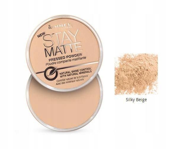 

Puder prasowany Rimmel Stay Matte Silky Beige 14 g
