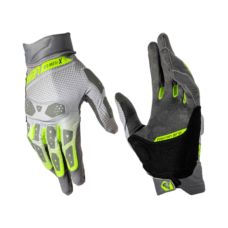 Motocyklové Rukavice Leatt Adv X-flow 5.5 Short Hi-viz S