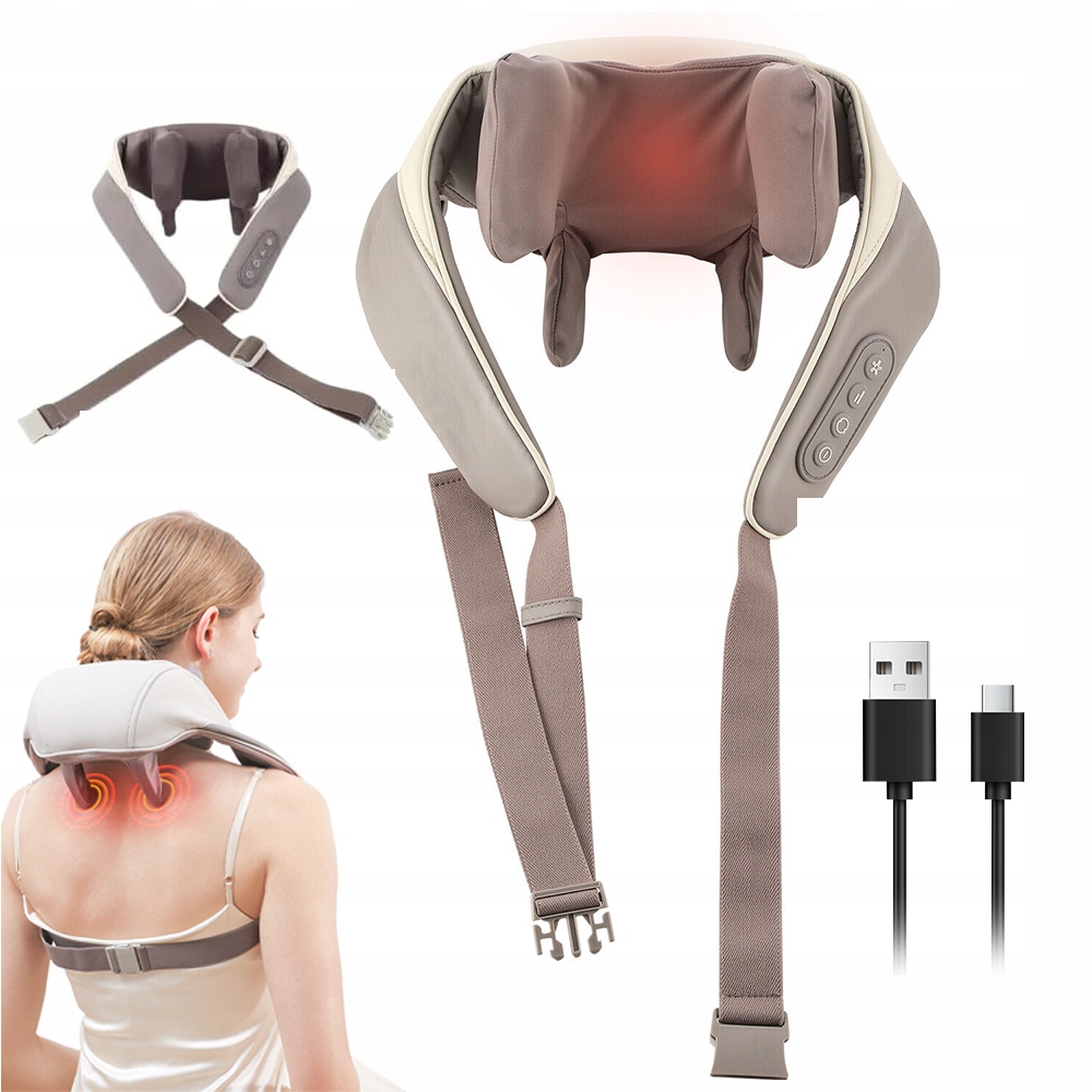 Masażer Do Szyi Karku Ramion Pleców Shiatsu Masażer Do Szyi 2 Tryby