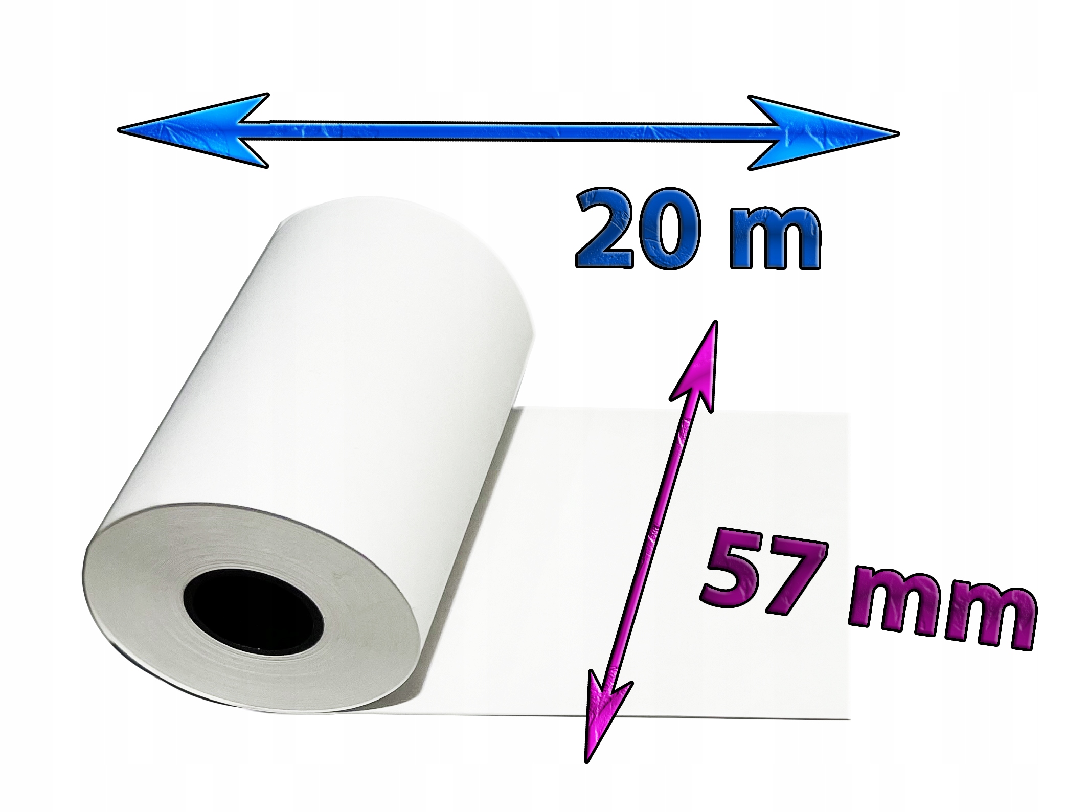 Papier do terminali płatniczych Ingenico Move 3500 Rodzaj rolka