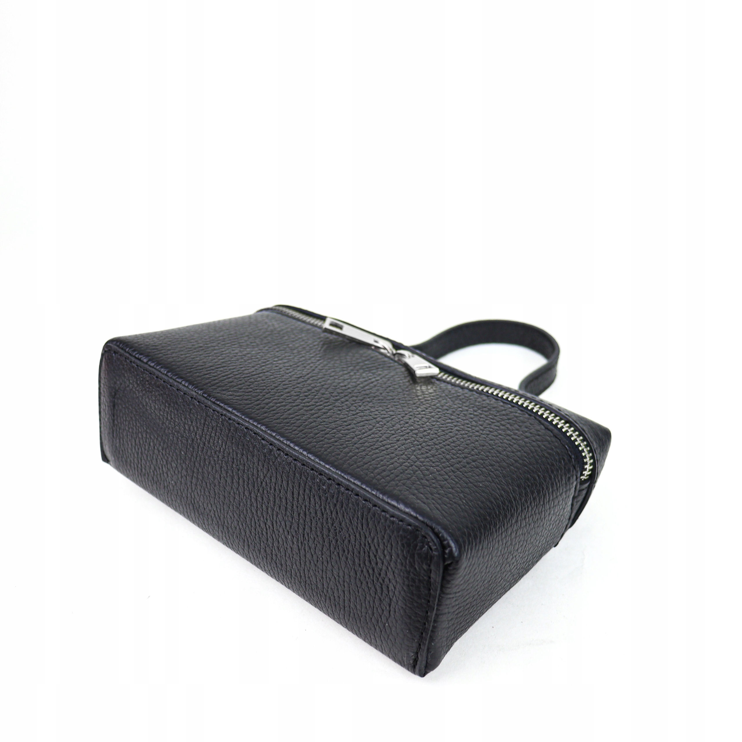 Torebka Damska skóra naturalna Kiti-M Czarny Materiał dominujący skóra naturalna