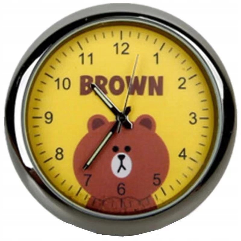 Аналоговий міні-мультяшний годинник для автомобілів