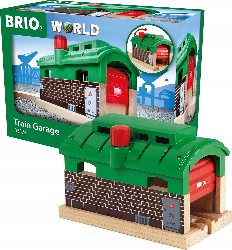 

Brio Otwierana Parowozownia Garaż Dla Pociąg 33574