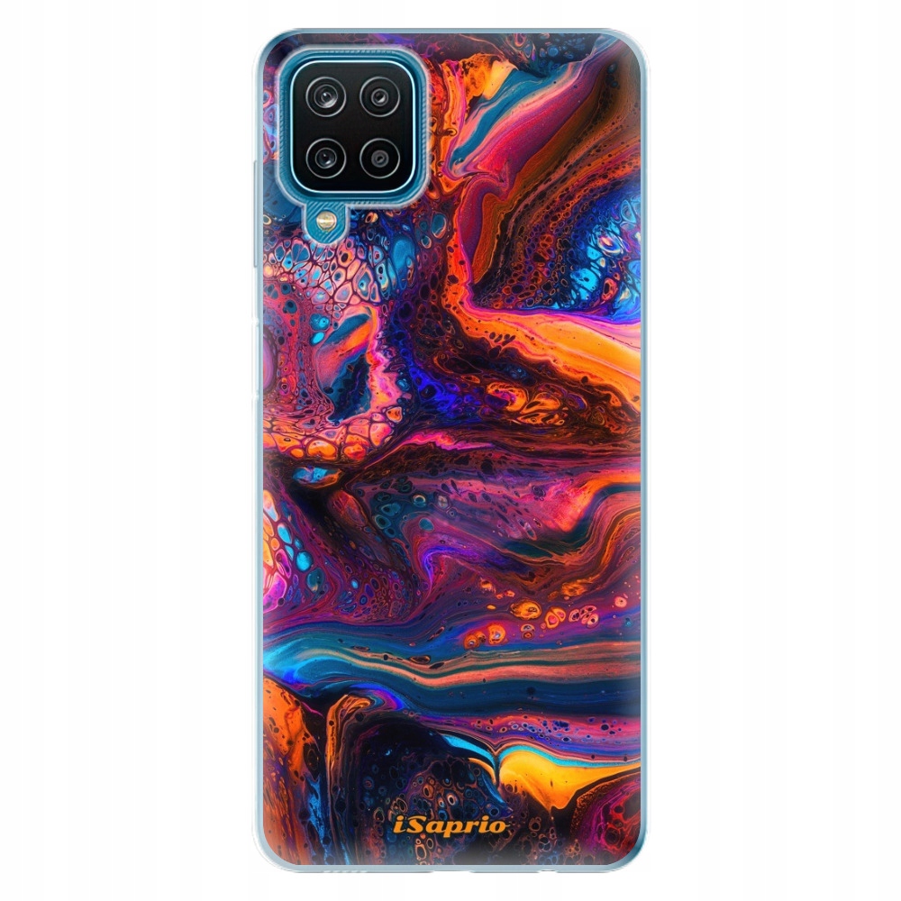 Silikonowe etui iSaprio Abstract Paint 02 do Samsung Galaxy A12