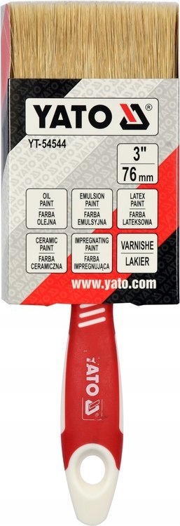 PĘDZEL MALARSKI ANGIELSKI PŁASKI 2K3 76mm YATO Kod producenta Yato YT-54544