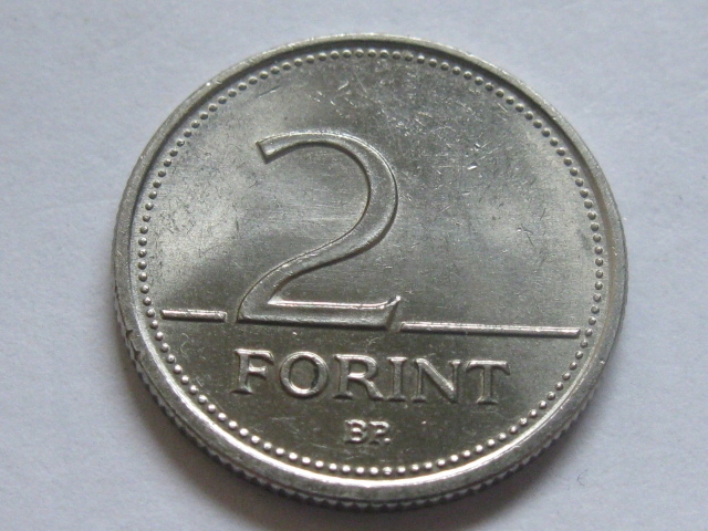 nr155 Węgry Moneta 2 Forinty 1993 Ładny stan