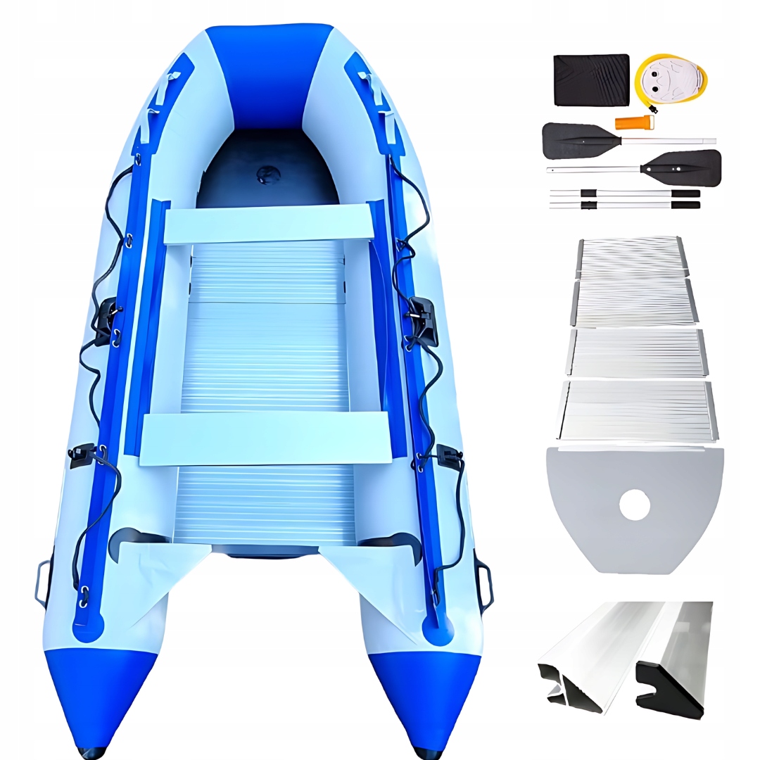 Ponton Kormoran nadmuchiwany wędkarski 4 osobowy 330 cm 330D