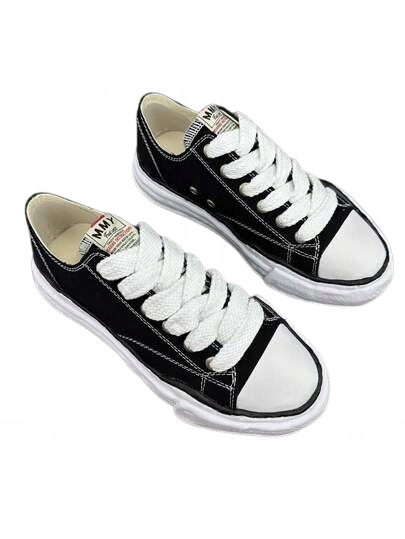 Shein Černé Pánské Tenisky S Bílou Podrážkou A Šněrováním 43 1JB