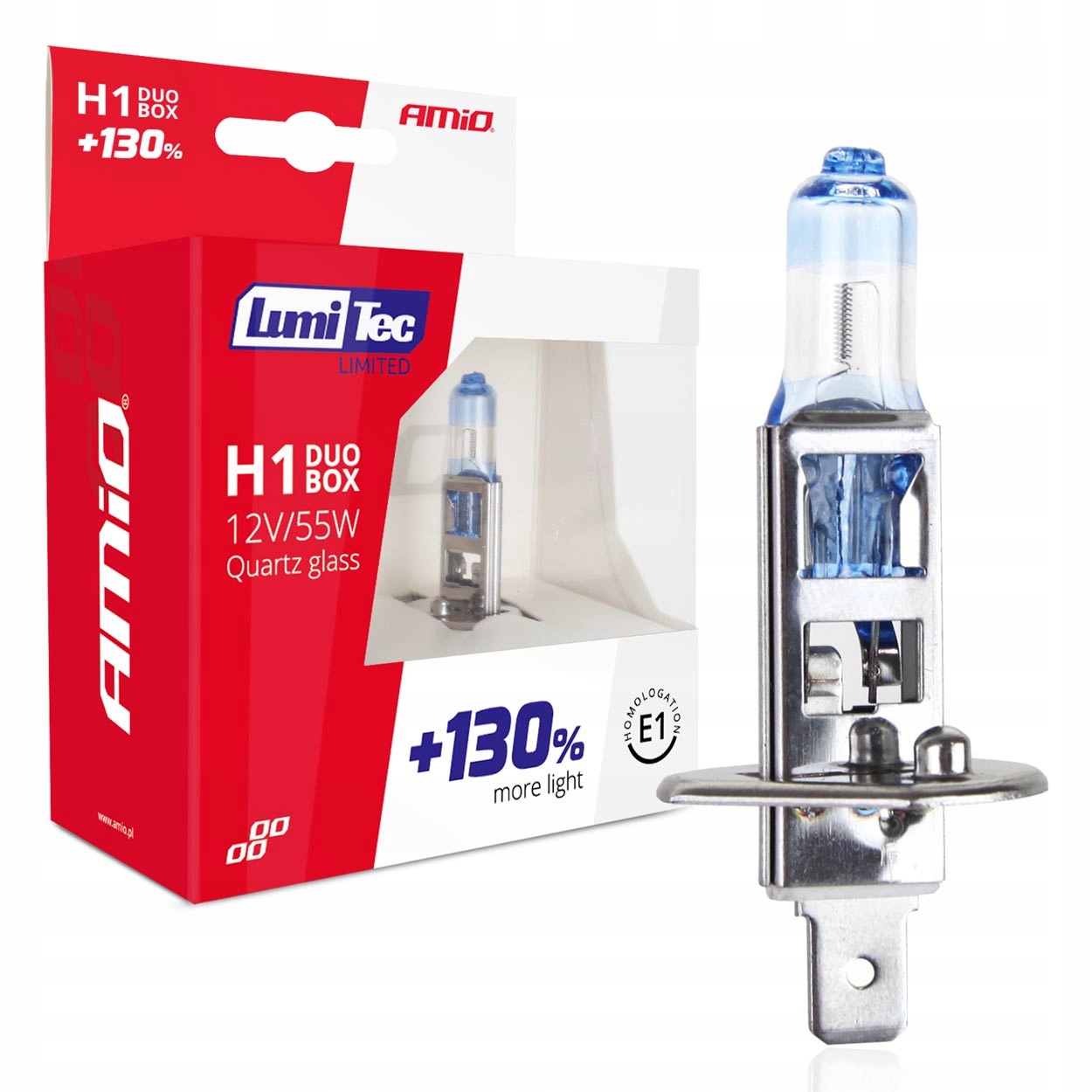 

Zestaw żarówek hal H1 12V 55W LumiTec Limited