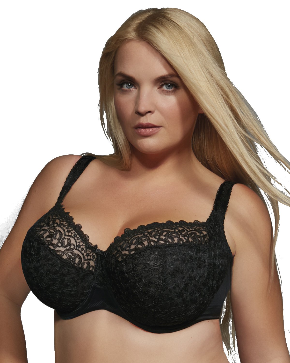 

Betty biustonosz full cup z fiszbinami czarny 75G