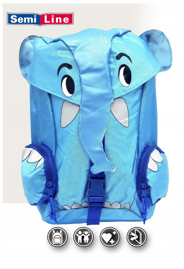 PLECAK SZKOLNY SPORTOWY PLECACZEK DZIECIĘCY SŁONIK Marka Semi Line