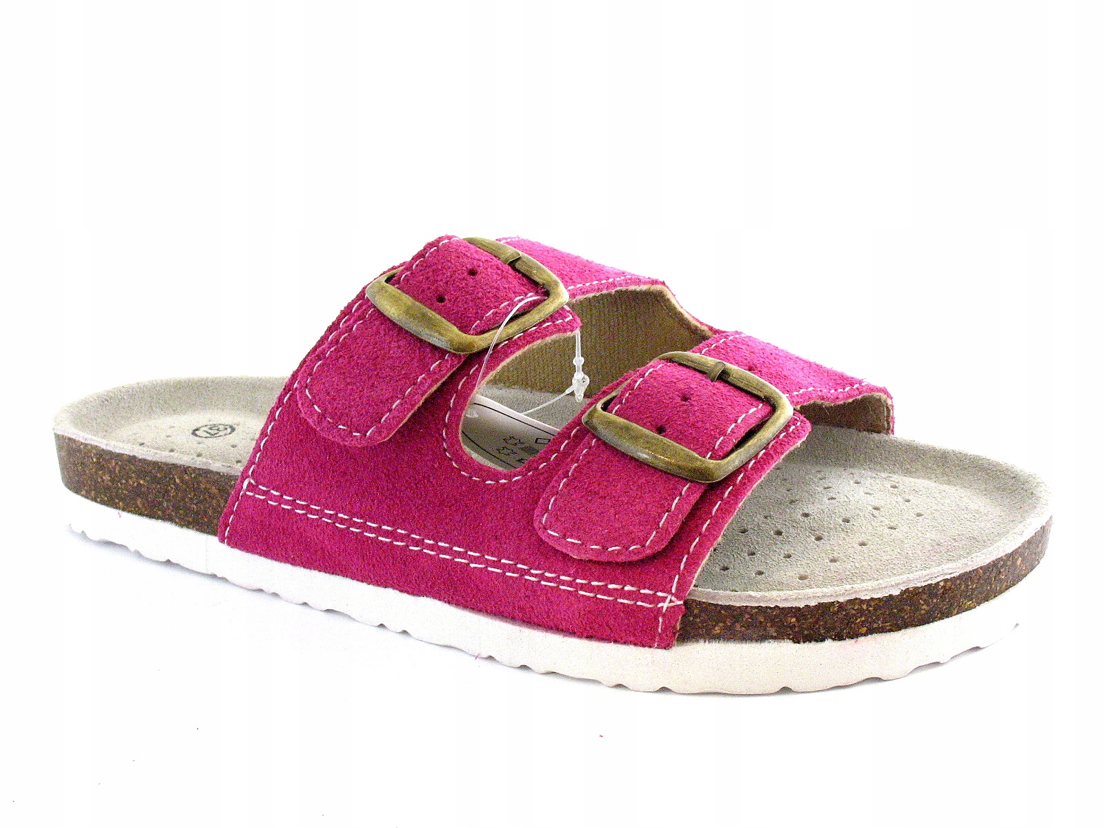 MEDYCZNE klapki DAMSKIE obuwie SKÓRZANE BIO r. 41