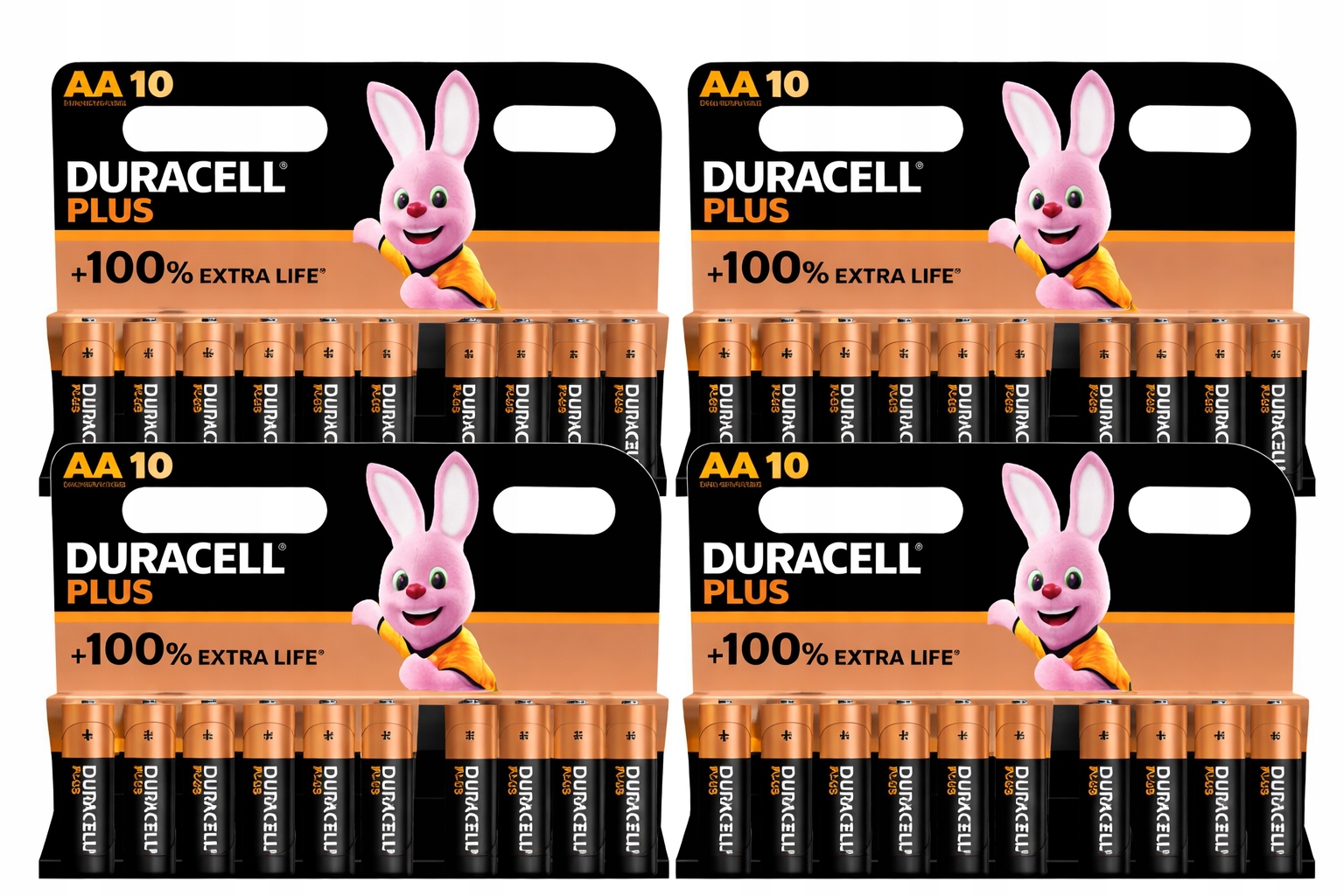 Baterie Duracell Plus Aa 40 szt. +100% Extra Life