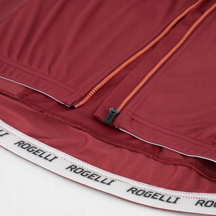 Koszulka rowerowa Rogelli Lds Essential Jersey Ss Bordeaux/coral Rozmiar