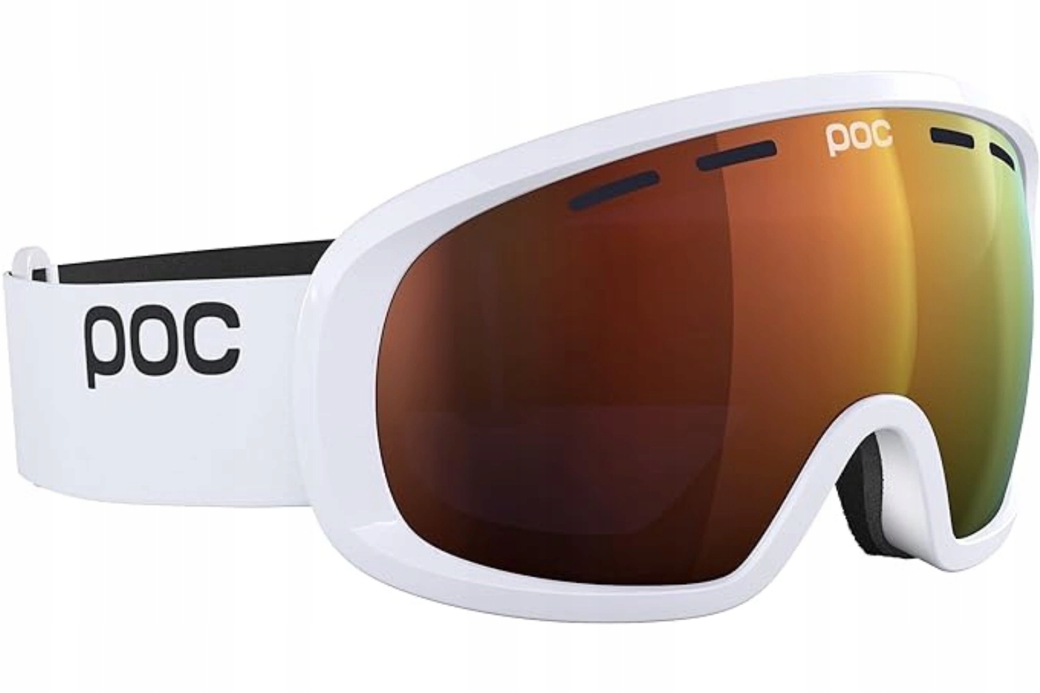 Gogle narciarskie Poc Fovea MID Clarity białe Cat S2 Zeiss