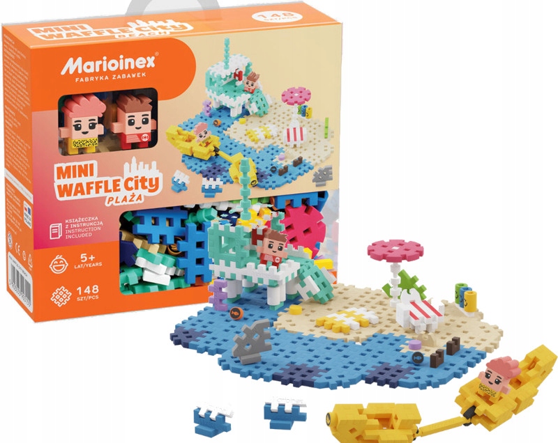 

Marioinex City Mini Wafle Plaża 148 Elementów 5+