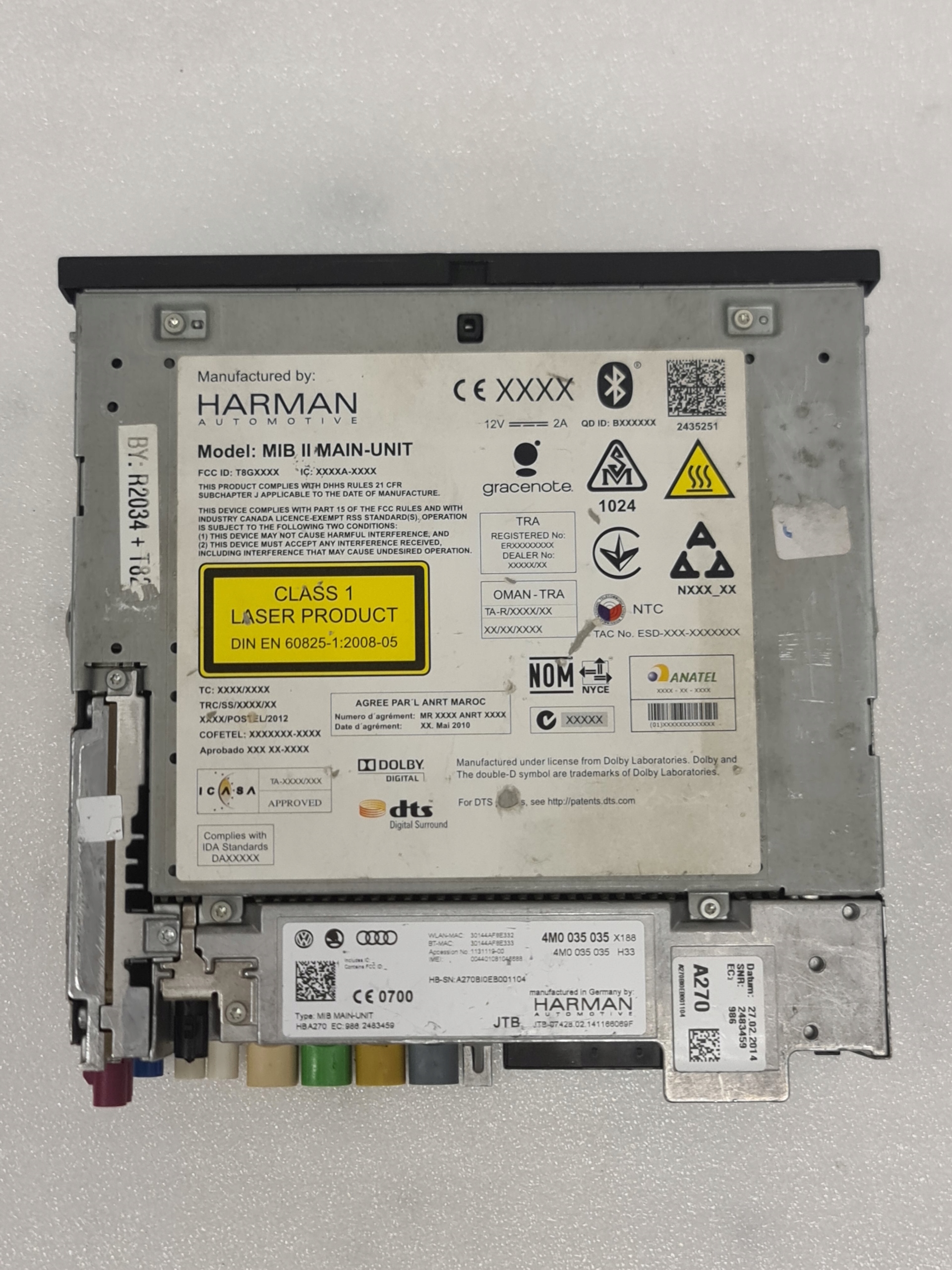 4M0035035 - Audi Q7 4M навигация мультимедиа MIB2 High Harman