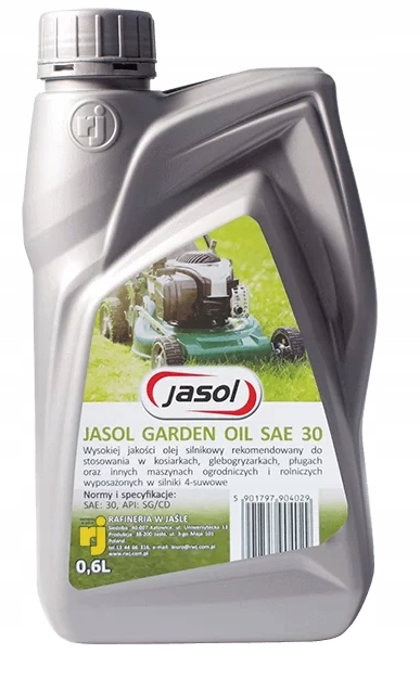 

Olej do kosiarek SAE30 600ML Jasol