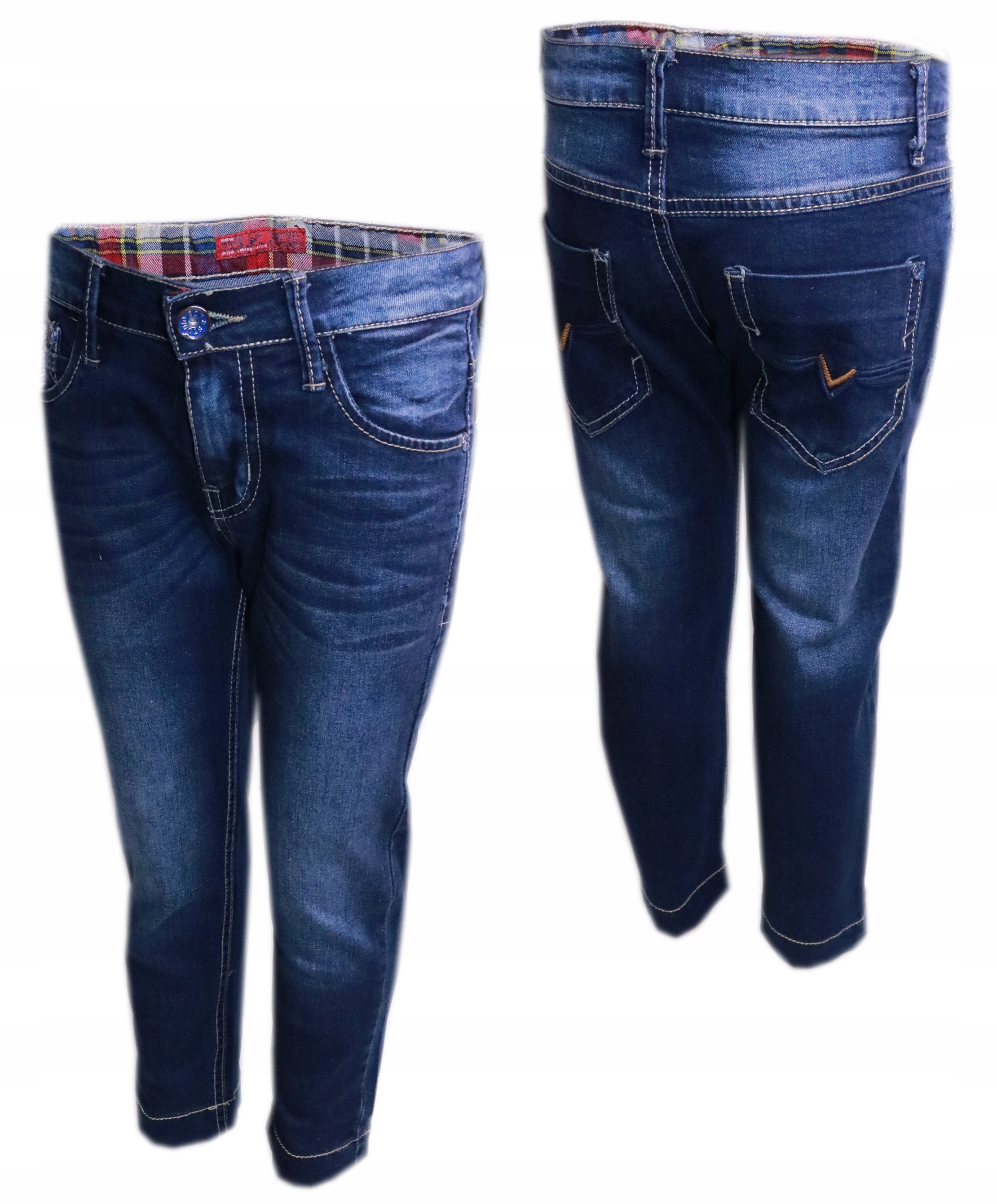 Spodnie jeansowe chłopięce jeansy 74-80