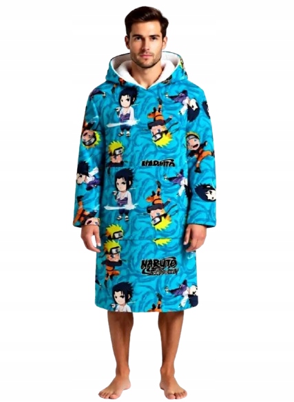 Mikinová Deka Naruto Sasuke Deka S Rukávy Snuddie Oversize Manga Anime
