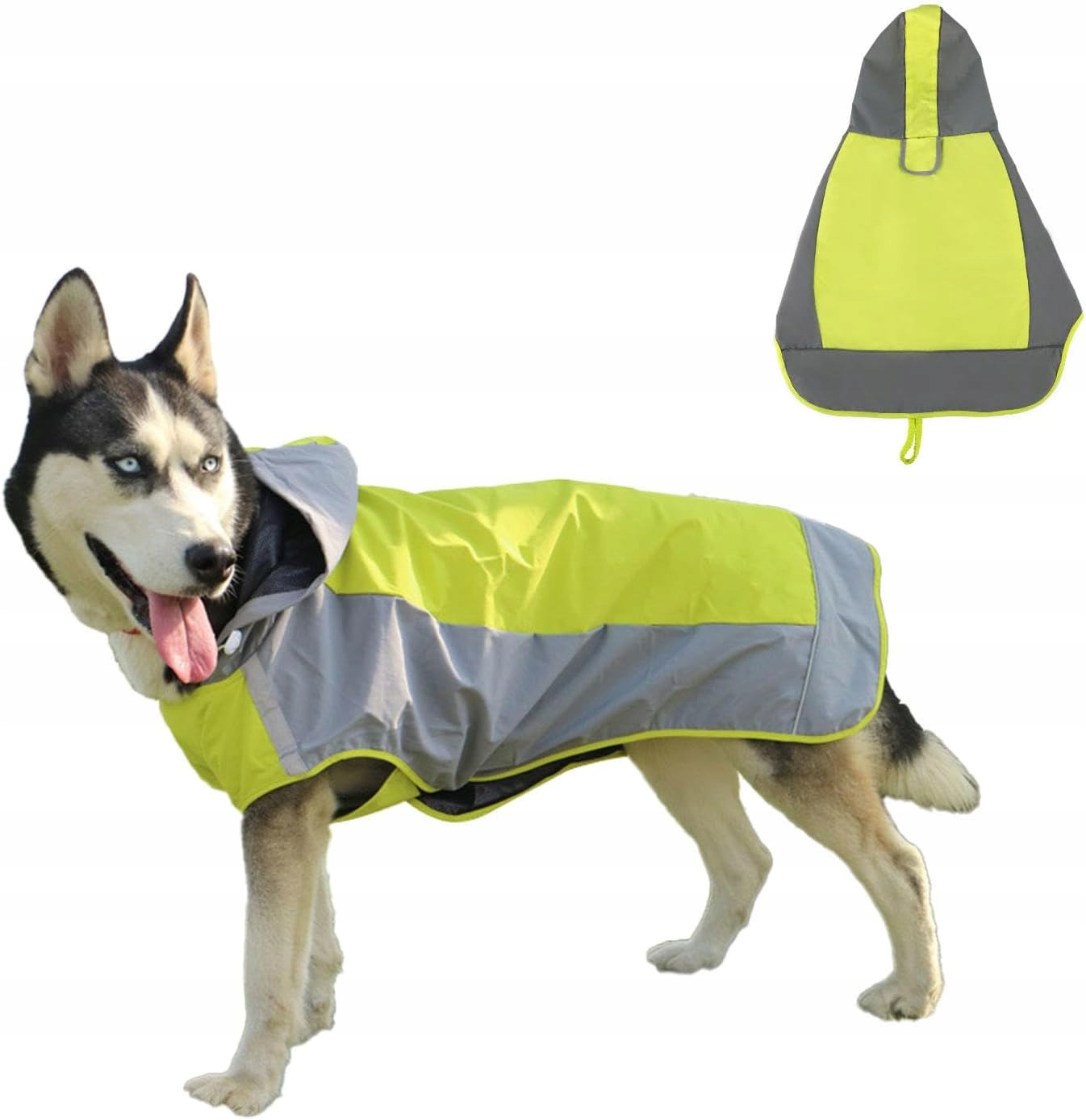 Pláštěnka pro psa s reflexními prvky, nastavitelná