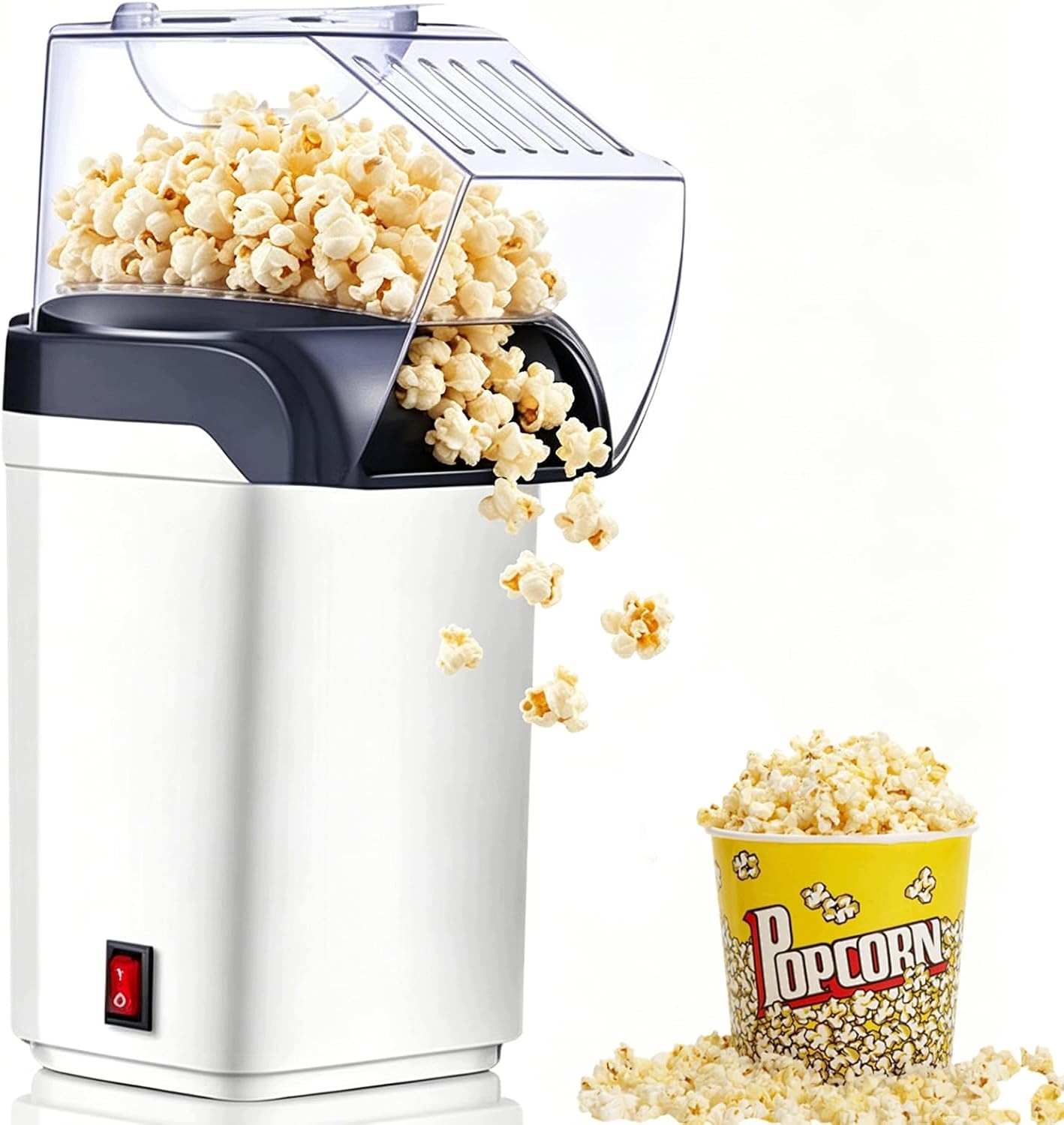 Stroj Na Popcorn 1200 W Horký Vzduch Bez Tuku 2 Minuty