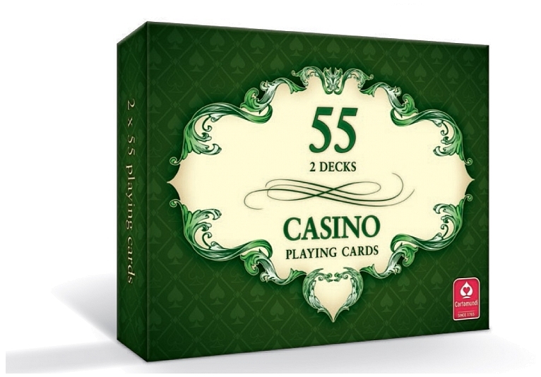 Karty do gry CASINO - karty do gry 2X55 Playing, Cartamundi