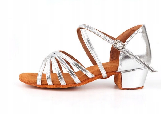 Buty R 30 Do Tańca Tango 19,7 cm Latino Srebrne 313
