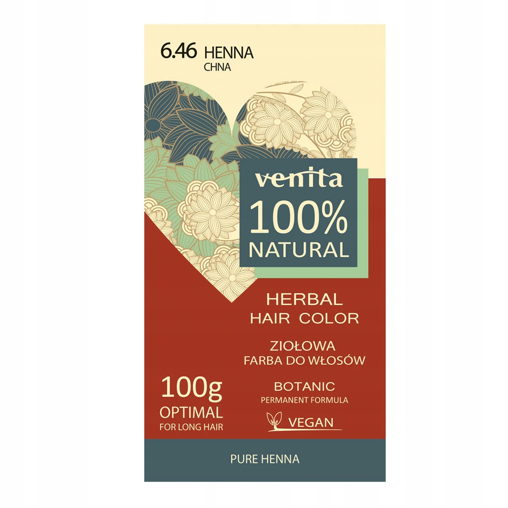 

Venita Naturalna farba do włosów Chna Vegan 100g