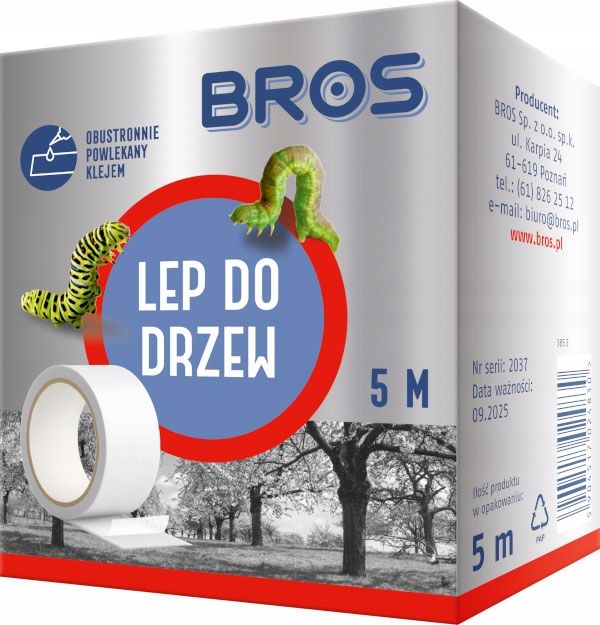 

Taśma lepowa do drzew 5m Bros lep do drzew