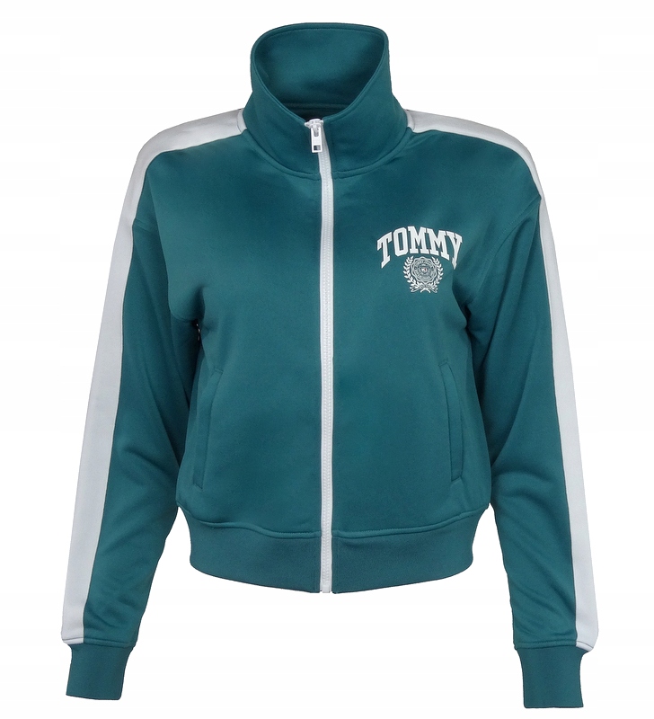 Tommy Jeans dámská mikina na zip, tmavě modrá, S