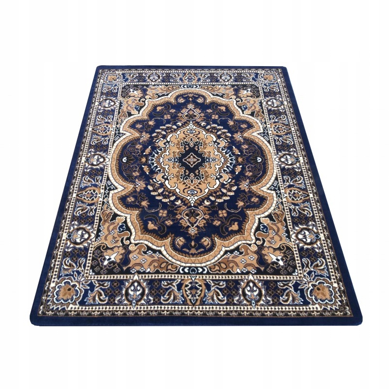

Tani klasyczny dywan granat rozeta Bcf 120x170 cm