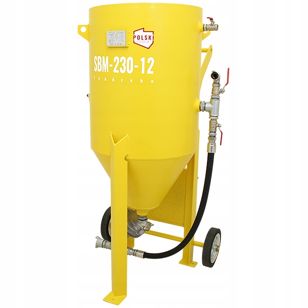 PIASKARKA SYFONOWA POLSKA 230L 12 BAR MOBILNA SYFONOWA SBM-230-12 C(B) Marka Land Reko