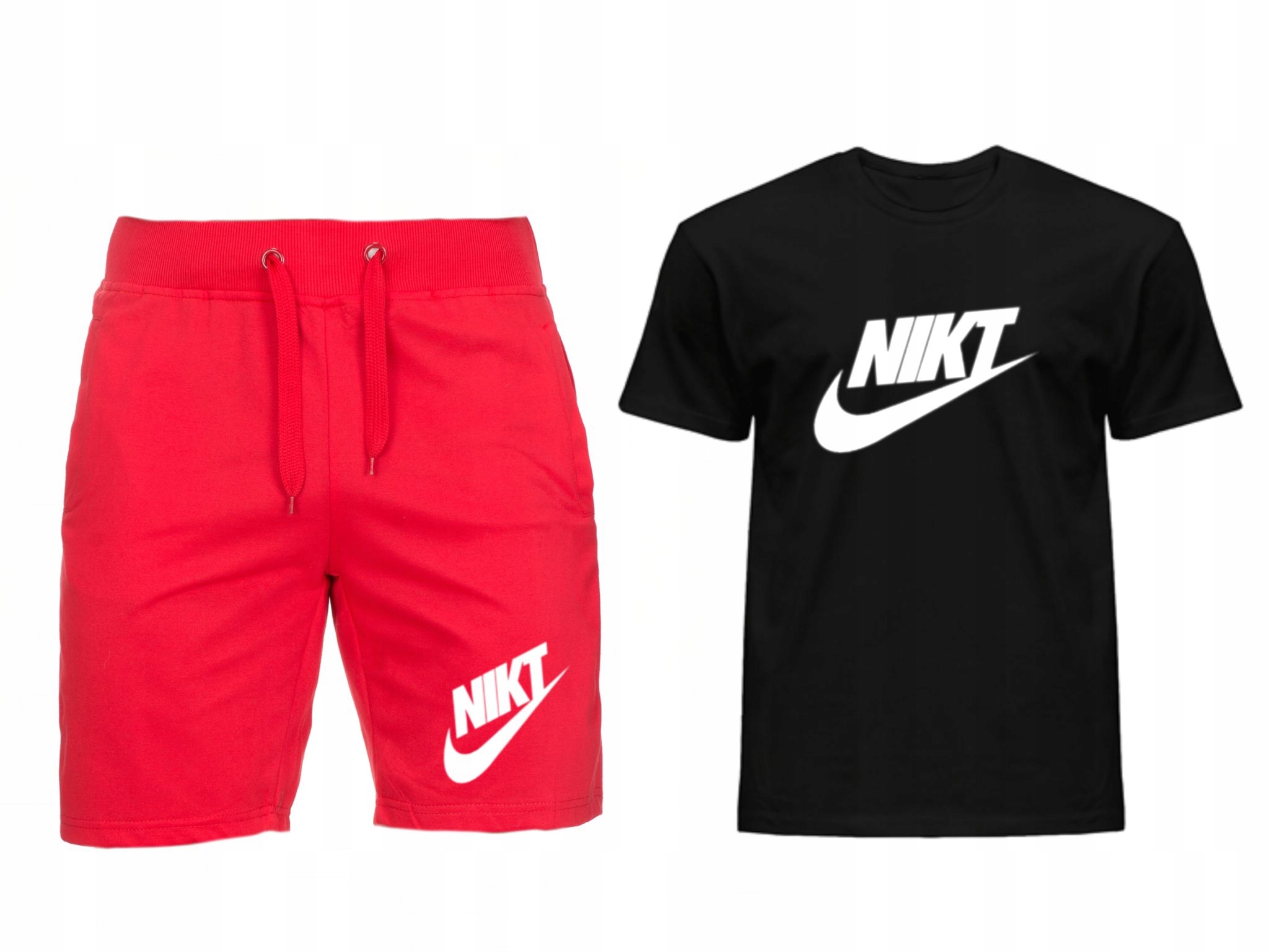 Komplet Tričko Krátké Kraťasy Nikdo Pánské L