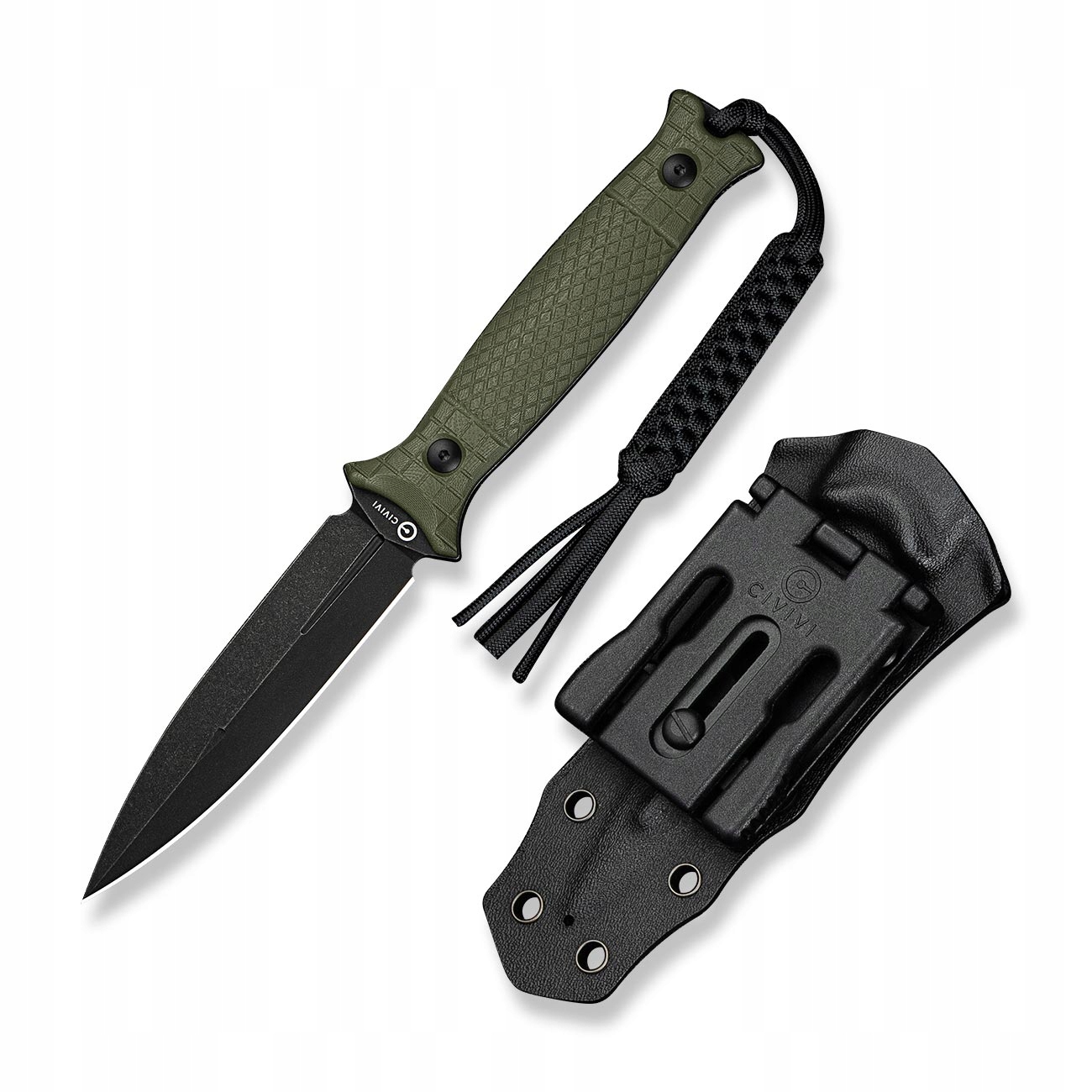 Nóż CIVIVI Fixed Perfrico 14C28N G10 Od Green C23026-2