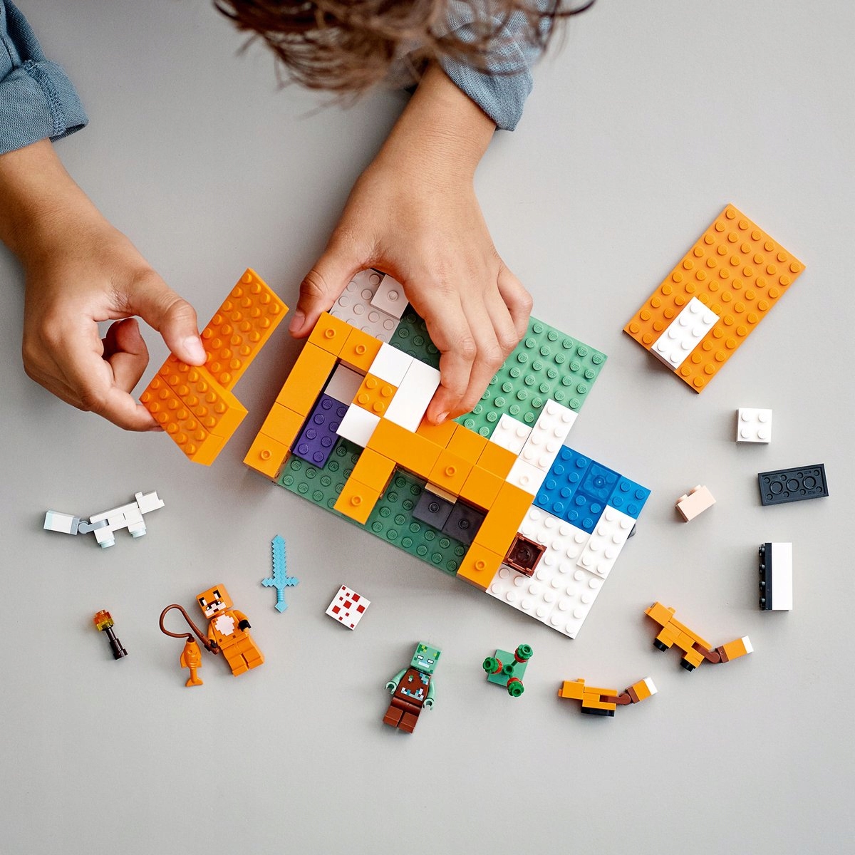 Lego MINECRAFT 21178 Siedlisko lisów Minimalny wiek dziecka 8