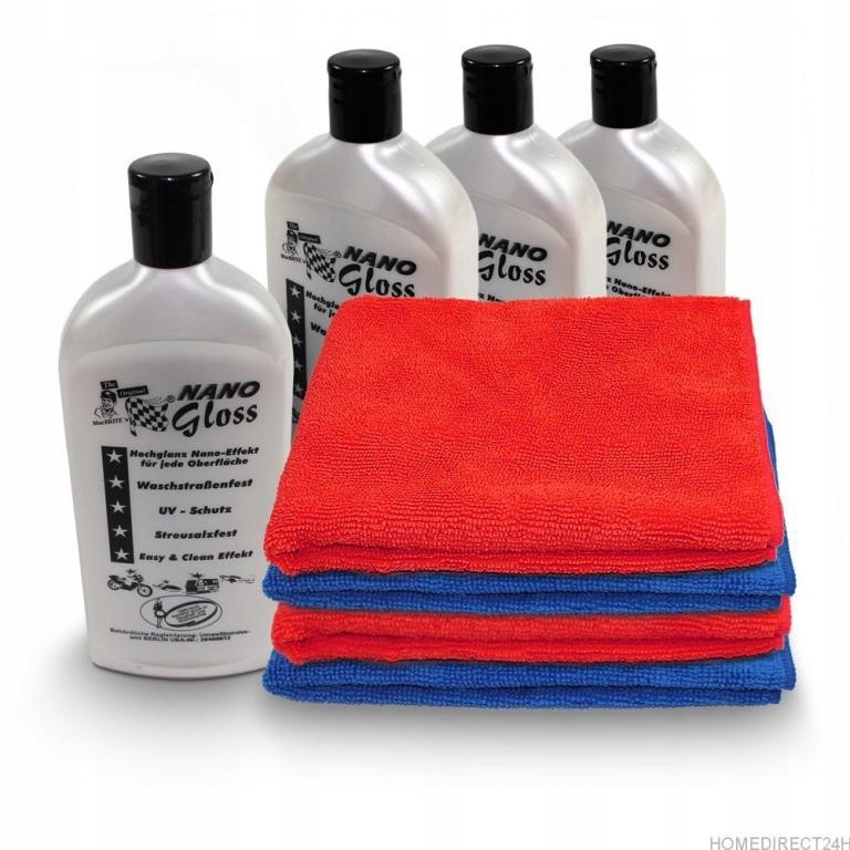 Politura 4x zestaw sciereczek z mikrofibry