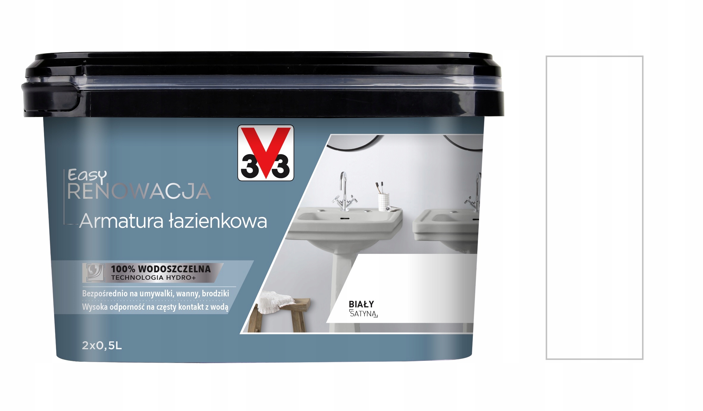 

V33 Easy Renowacja Armatura Łazienkowa Biała 1L