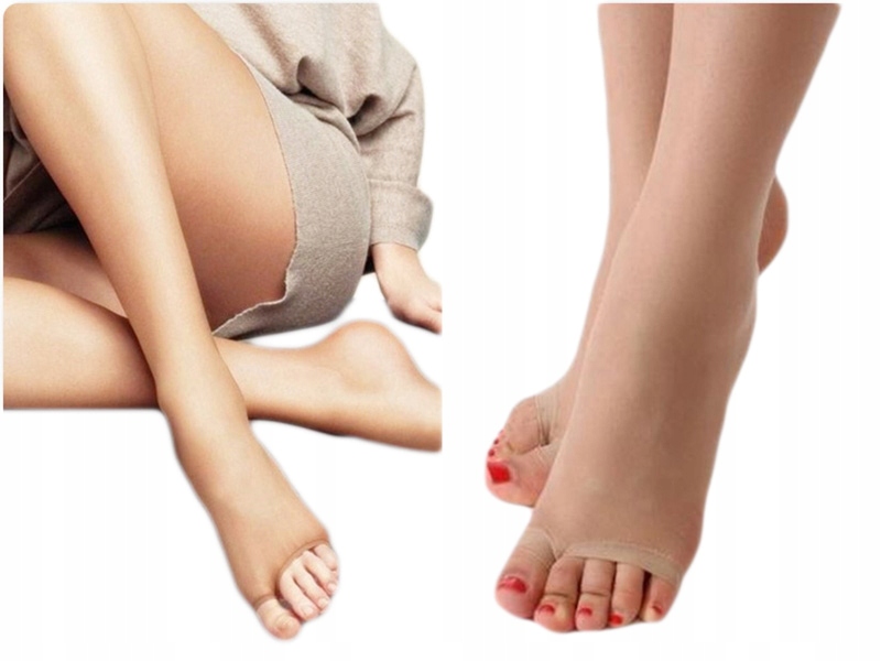 RAJSTOPY OPEN TOE cienkie jak mgiełka letnie 15den BEZ PALCÓW cieliste 3 Marka Inna marka