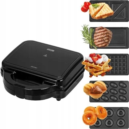 Opiekacz Mpm 5w1 MOP-54 750W 5 wymiennych płyt Termostat