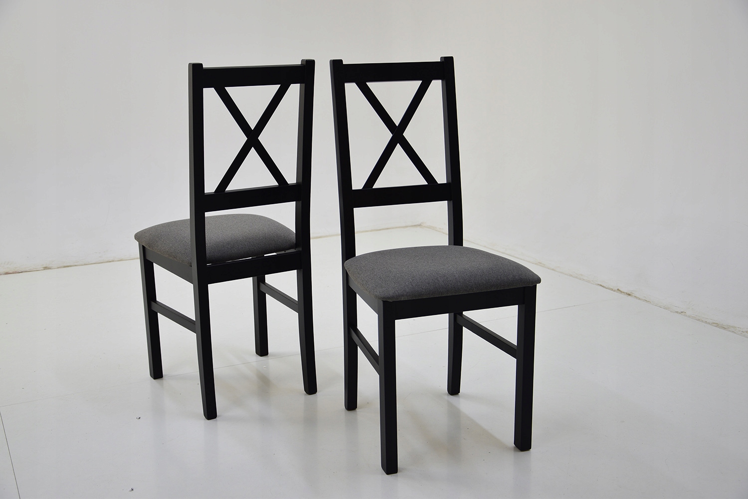 Zestaw stół S-7 100x200/300+ 8xkrzesło N-10-LOFT Szerokość siedziska 43 cm