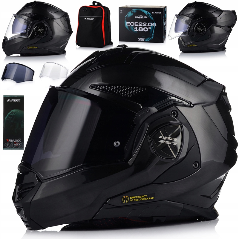 Motocyklová Prilba LS2 FF901 Advant X 180 Čeľusťová Pinlock Batoh 2X