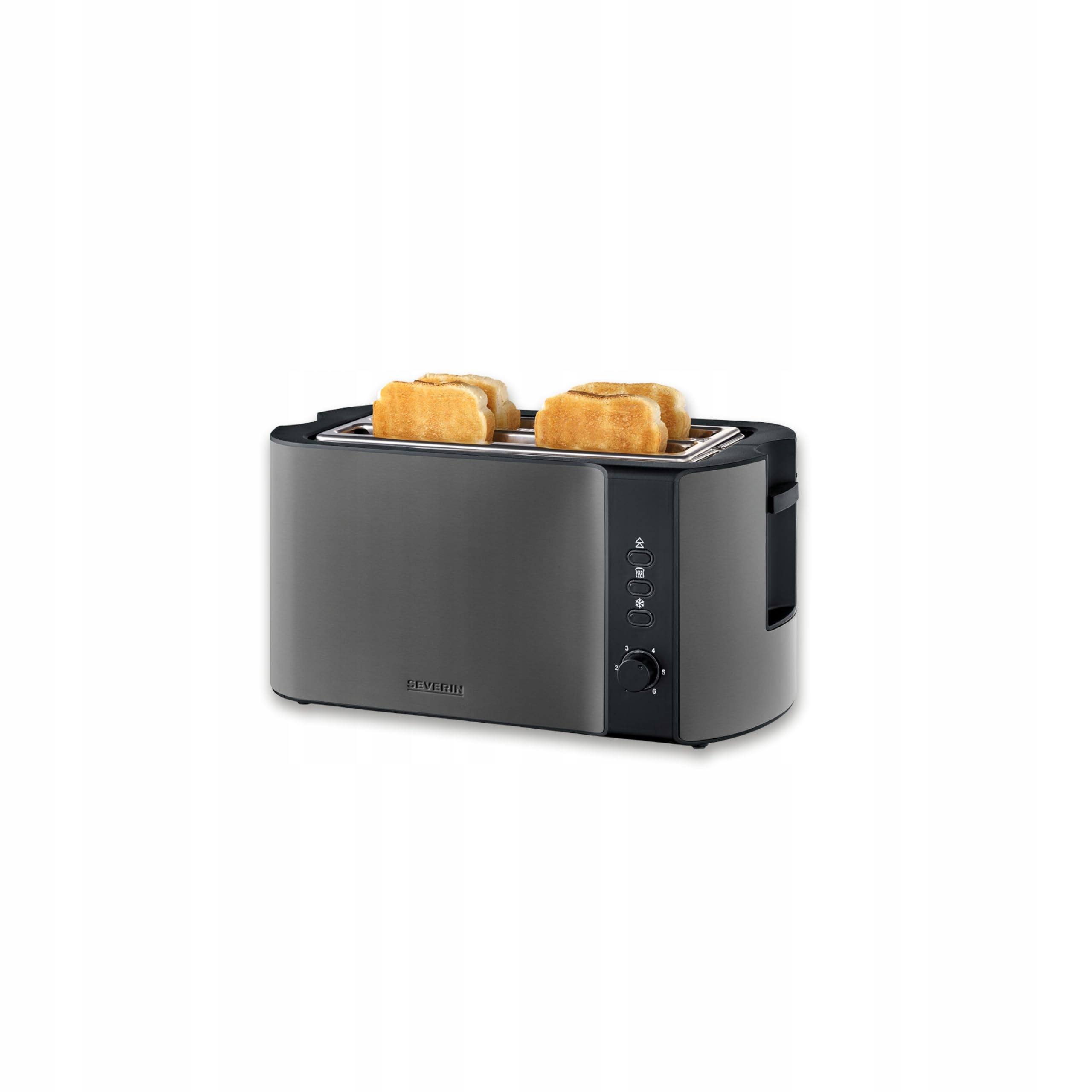Severin Automatický hriankovač 1400 W, nehrdzavejúca oceľ, dlhý otvor
