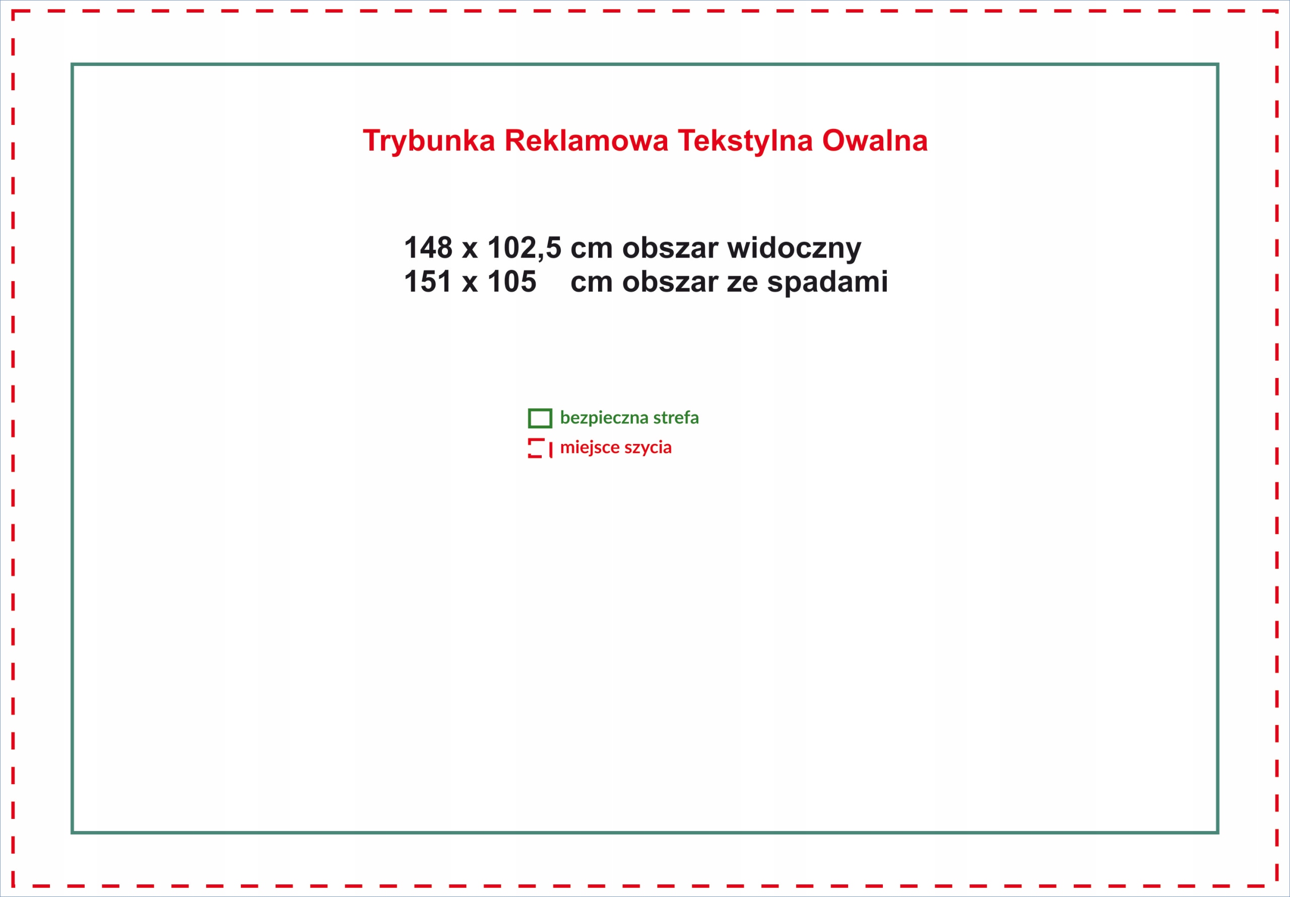 Trybunka reklamowa, tekstylna, Lada Targi, z wydrukiem Szerokość produktu 60 cm