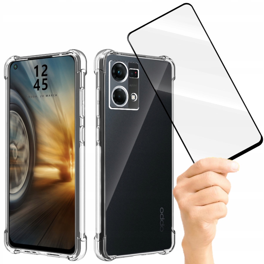 

Etui Pancerne Do Oppo Reno 7 4G Szkło 5D Full