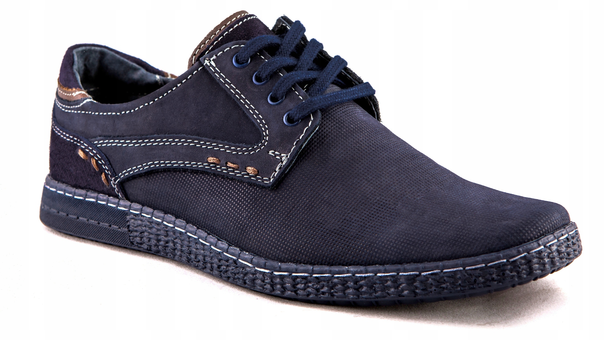 

Półbuty męskie Polskie buty skórzane szyte 41