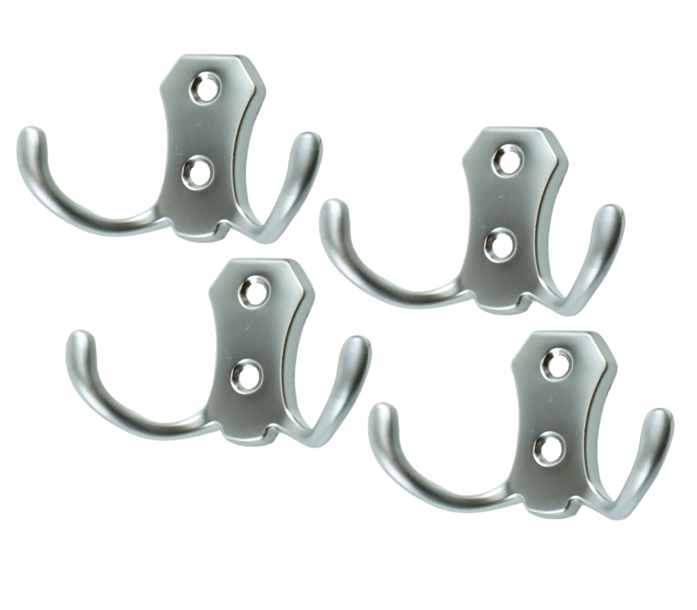 Wieszak, haczyk przykręcany na ubrania chrom mat