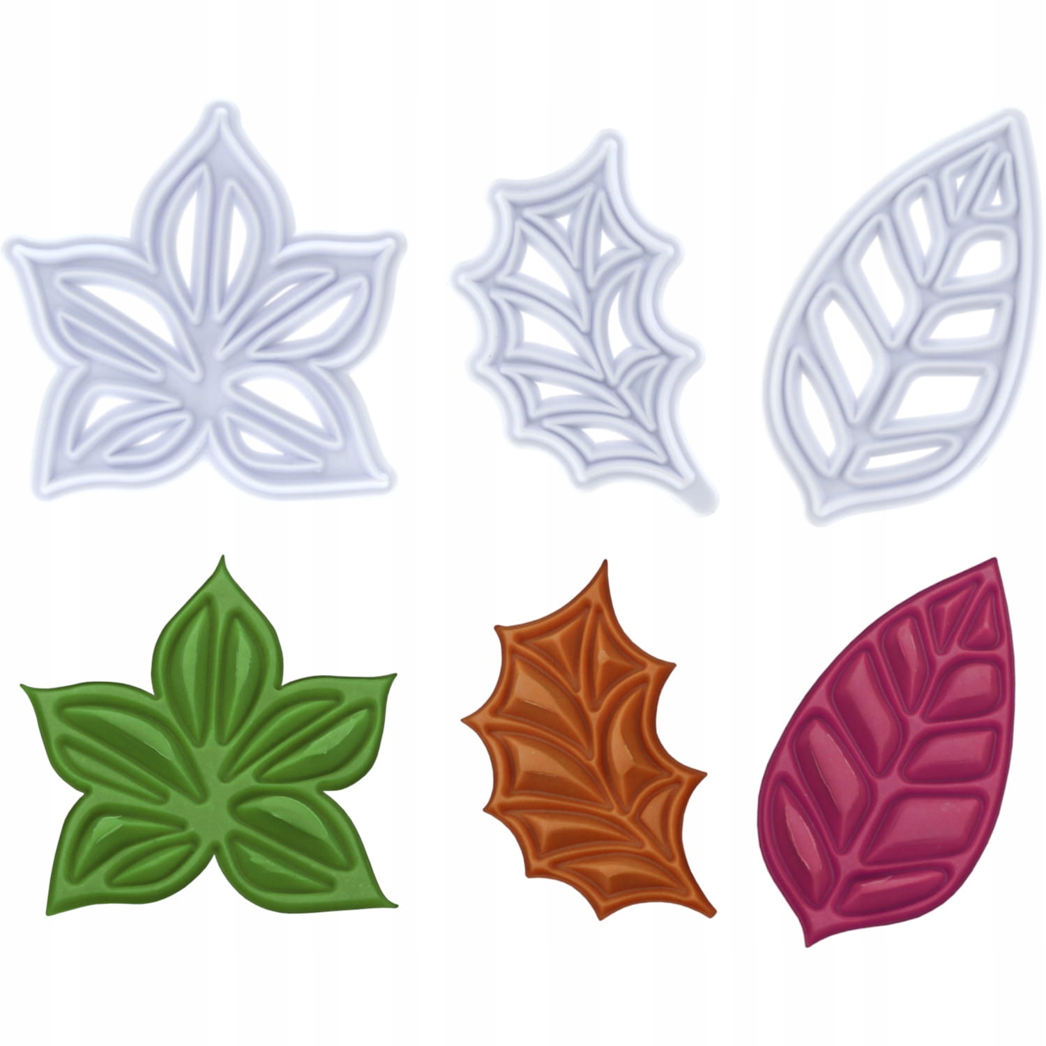 

Wykrawacze do masy cukrowej tort szablony Liście